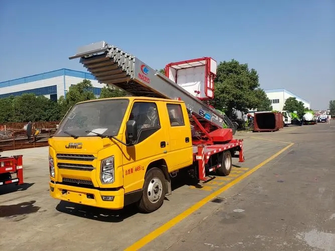 迁西县附近云梯车出租 砂石搬运